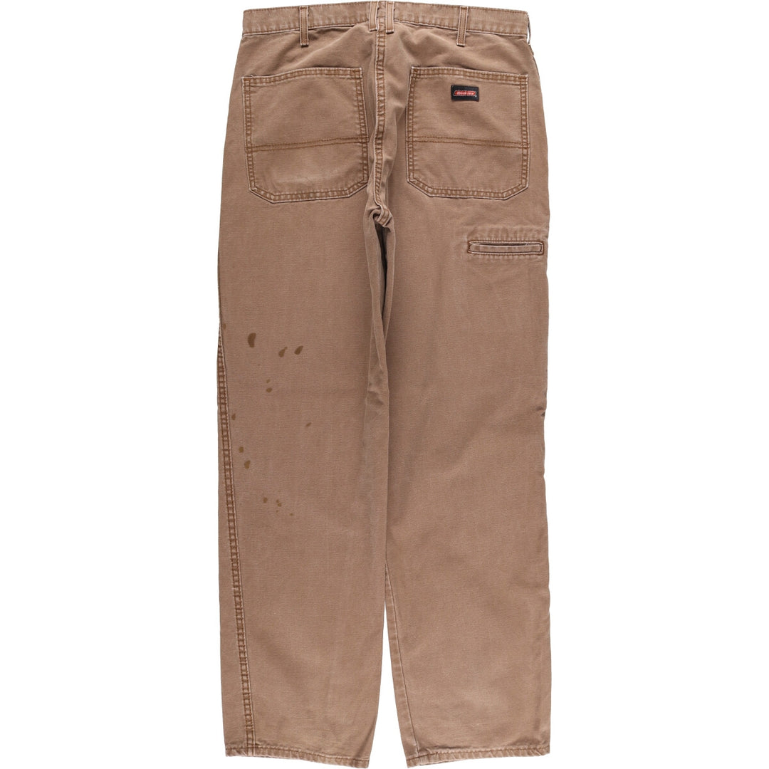 Dickies Relaxed Fit Duck Painter Pants Men's W34 equivalent cotton brown type Vintage Second Hand
