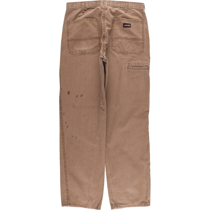 Dickies Relaxed Fit Duck Painter Pants Men's W34 equivalent cotton brown type Vintage Second Hand