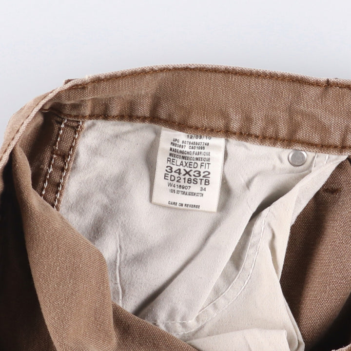 Dickies Relaxed Fit Duck Painter Pants Men's W34 equivalent cotton brown type Vintage Second Hand