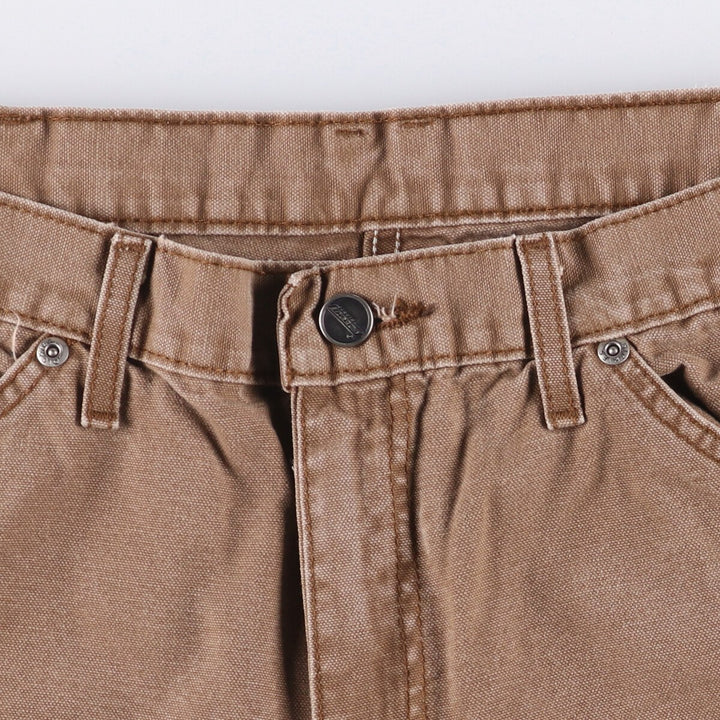 Dickies Relaxed Fit Duck Painter Pants Men's W34 equivalent cotton brown type Vintage Second Hand