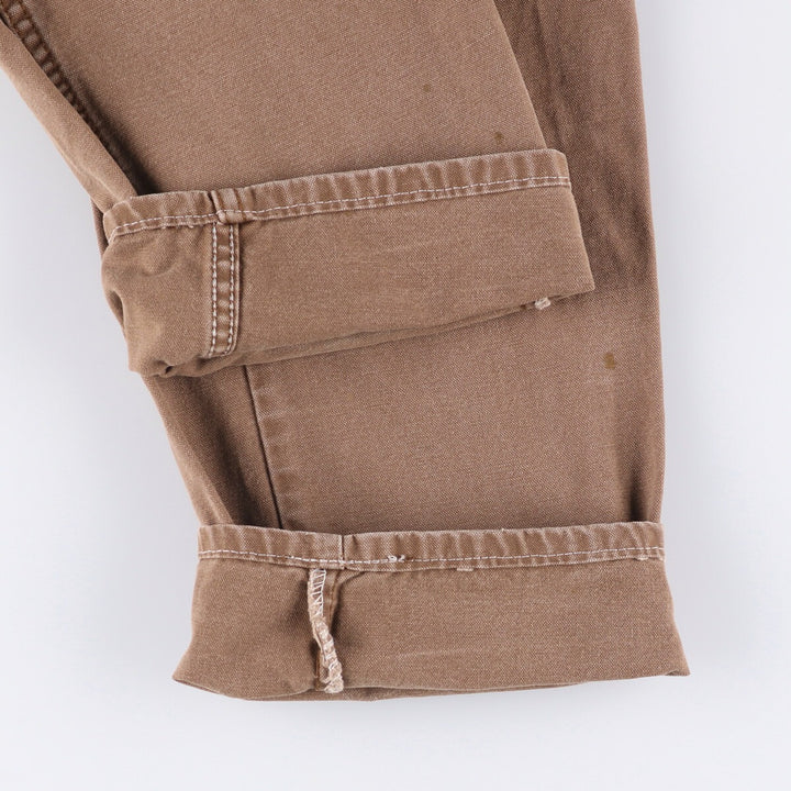 Dickies Relaxed Fit Duck Painter Pants Men's W34 equivalent cotton brown type Vintage Second Hand