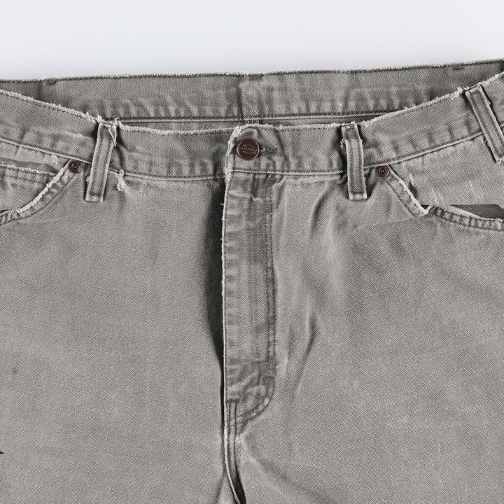 Dickies Duck Painter Pants Men's W37 cotton Khaki type Vintage Second Hand