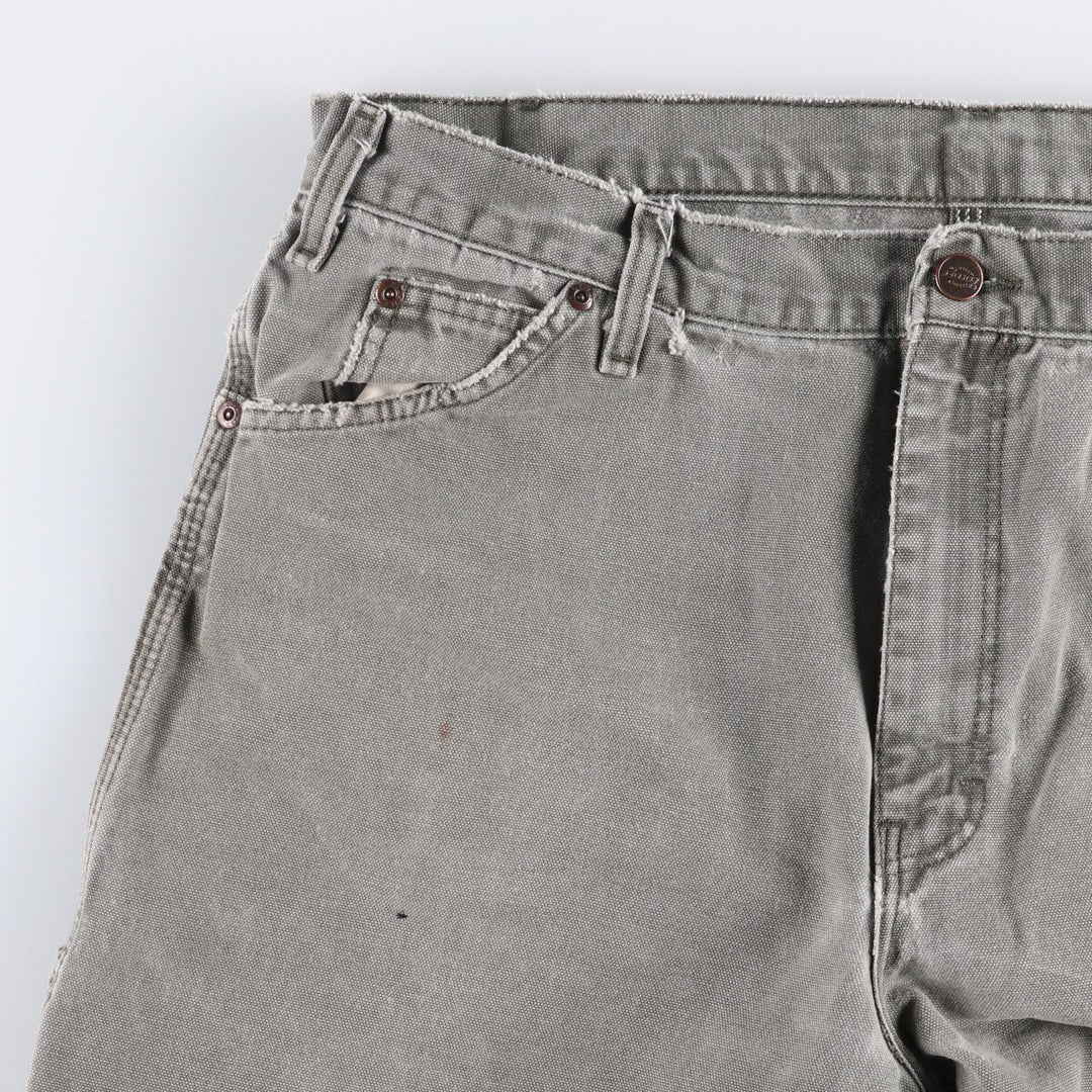 Dickies Duck Painter Pants Men's W37 cotton Khaki type Vintage Second Hand