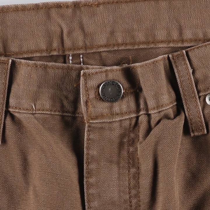 Dickies Duck Work Pants Men's W35 cotton brown type Vintage Second Hand