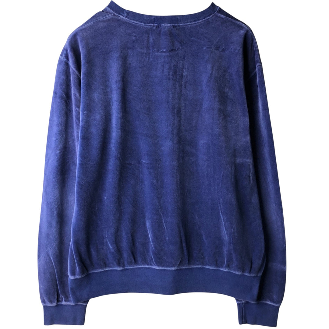 Ralph Lauren POLO by Ralph Lauren One Point Logo Sweatshirt Trainer Men's L size cotton blue type Vintage Second Hand