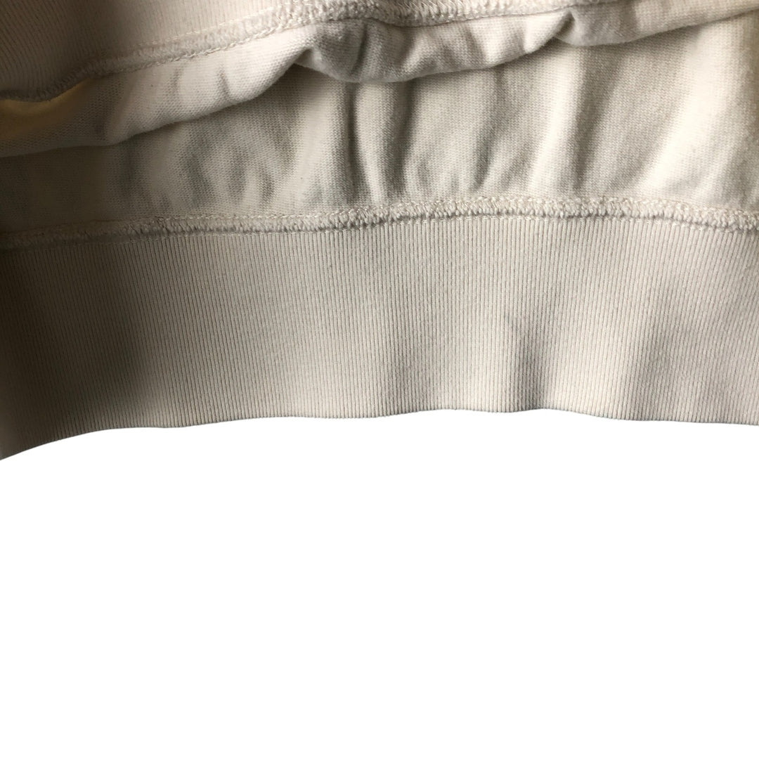 Ralph Lauren POLO by Ralph Lauren Half-button sweatshirt, men's XXL size cotton ivory Vintage Second Hand