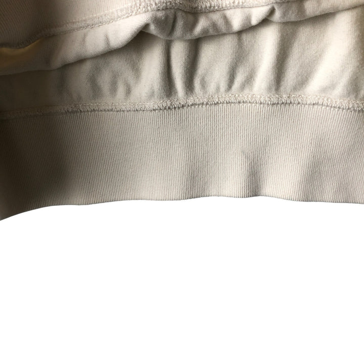 Ralph Lauren POLO by Ralph Lauren Half-button sweatshirt, men's XXL size cotton ivory Vintage Second Hand