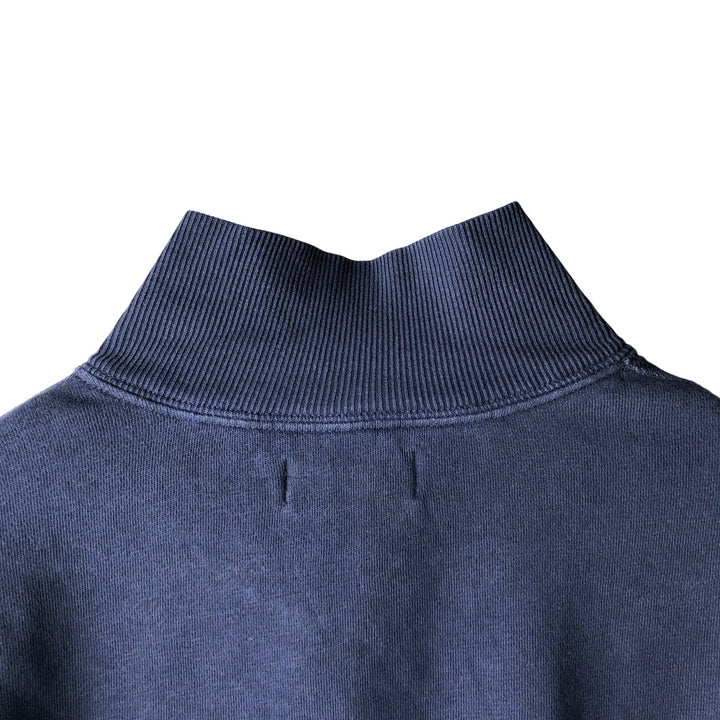 Ralph Lauren POLO by Ralph Lauren Half-button sweatshirt, men's size L cotton navy blue type Vintage Second Hand