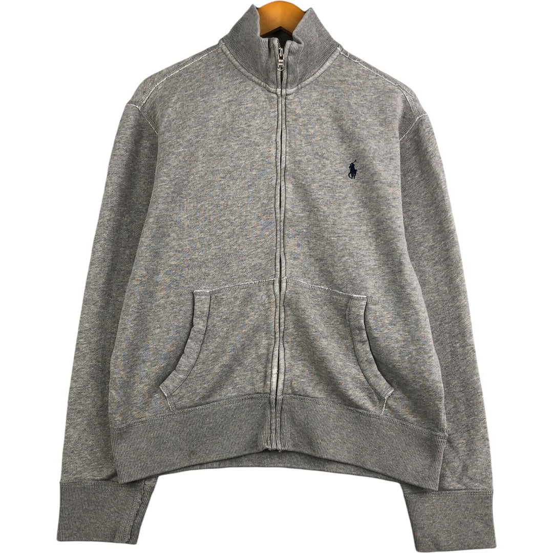 Ralph Lauren POLO by Ralph Lauren full zip sweatshirt, men's size L cotton gray type Vintage Second Hand