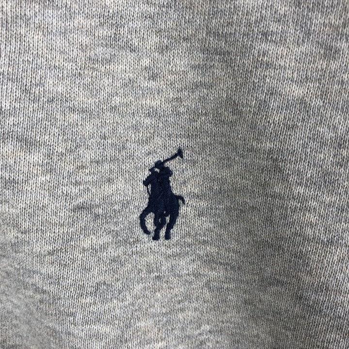 Ralph Lauren POLO by Ralph Lauren full zip sweatshirt, men's size L cotton gray type Vintage Second Hand