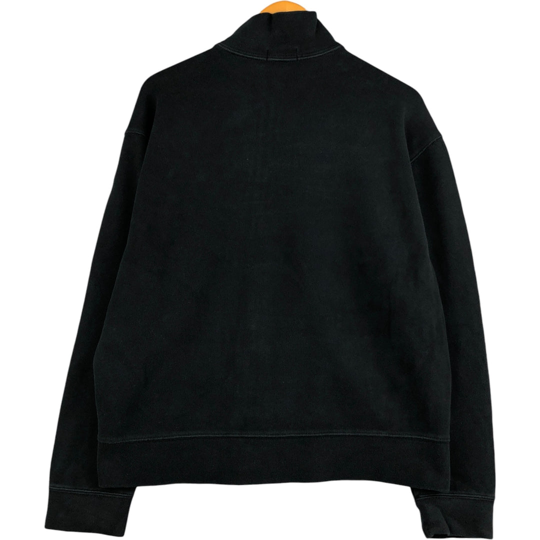 Ralph Lauren POLO RALPH LAUREN Full Zip Sweatshirt Trainer Men's L size cotton black type Vintage Second Hand