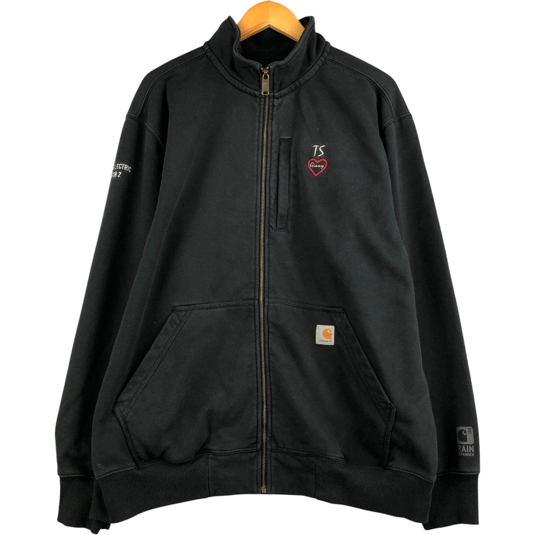 Carhartt Original Fit Full-Zip Sweatshirt, Men's XL cotton black type Vintage Second Hand