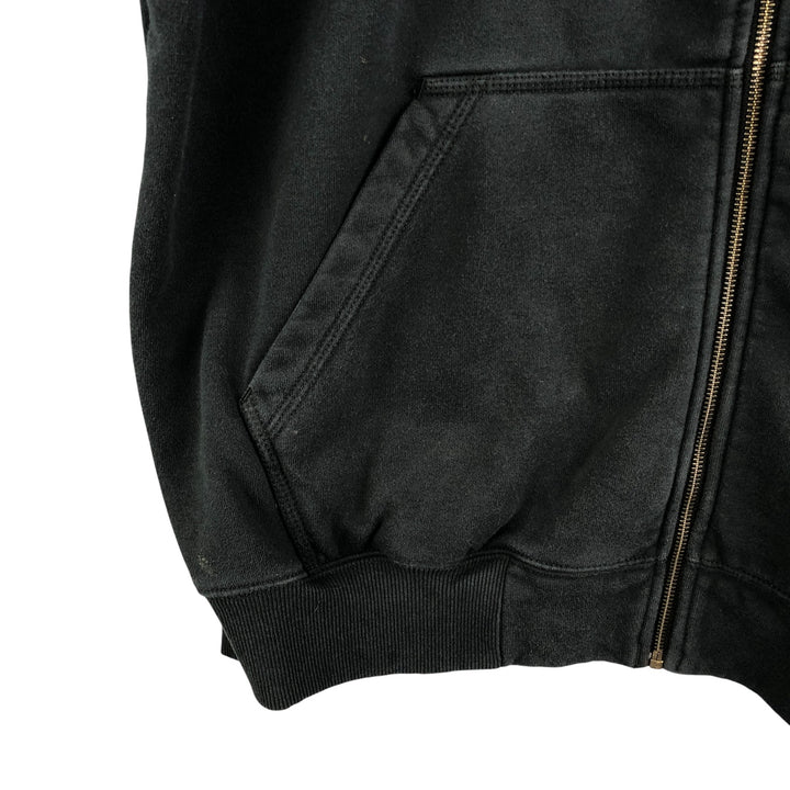 Carhartt Original Fit Full-Zip Sweatshirt, Men's XL cotton black type Vintage Second Hand