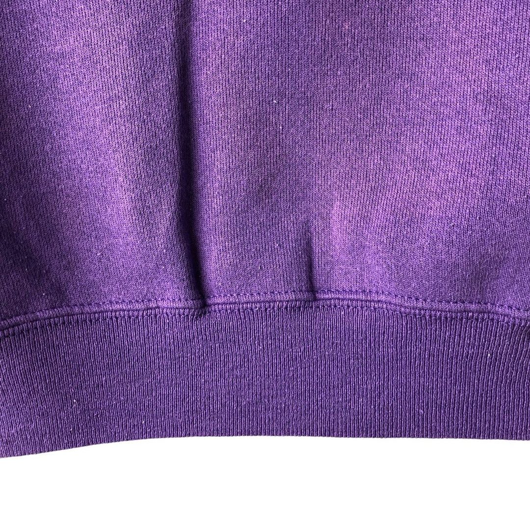 90'S Velva Sheen Mickey Mouse character sweatshirt, Made in USA, Men's XL, Vintage cotton purple type Vintage Second Hand