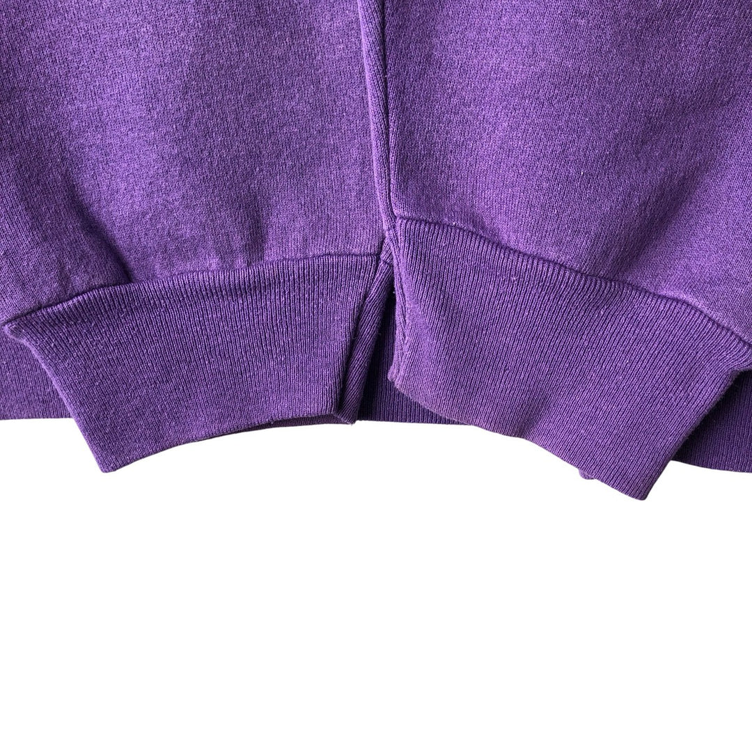 90'S Velva Sheen Mickey Mouse character sweatshirt, Made in USA, Men's XL, Vintage cotton purple type Vintage Second Hand