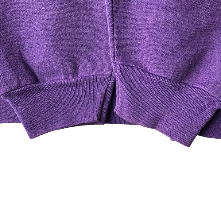 90'S Velva Sheen Mickey Mouse character sweatshirt, Made in USA, Men's XL, Vintage cotton purple type Vintage Second Hand