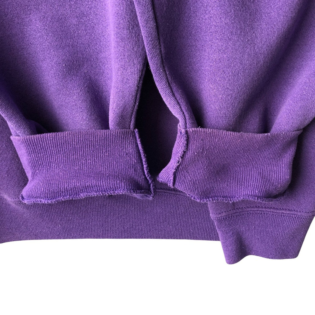 90'S Velva Sheen Mickey Mouse character sweatshirt, Made in USA, Men's XL, Vintage cotton purple type Vintage Second Hand