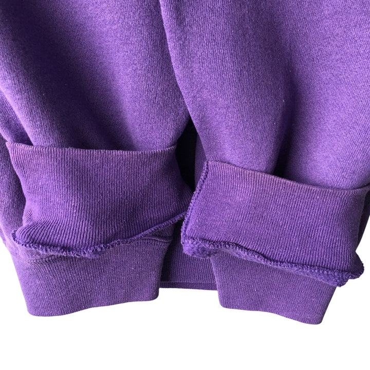 90'S Velva Sheen Mickey Mouse character sweatshirt, Made in USA, Men's XL, Vintage cotton purple type Vintage Second Hand