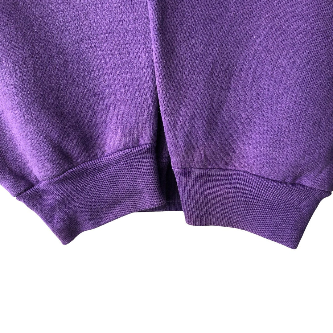 90'S Velva Sheen Mickey Mouse character sweatshirt, Made in USA, Men's XL, Vintage cotton purple type Vintage Second Hand