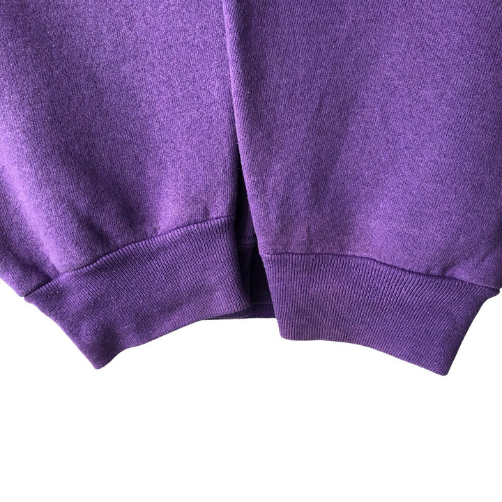 90'S Velva Sheen Mickey Mouse character sweatshirt, Made in USA, Men's XL, Vintage cotton purple type Vintage Second Hand