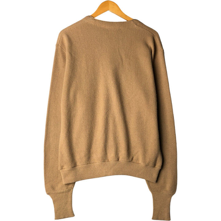 Jantzen acrylic knit cardigan, men's size L unclear Beige type Vintage Second Hand