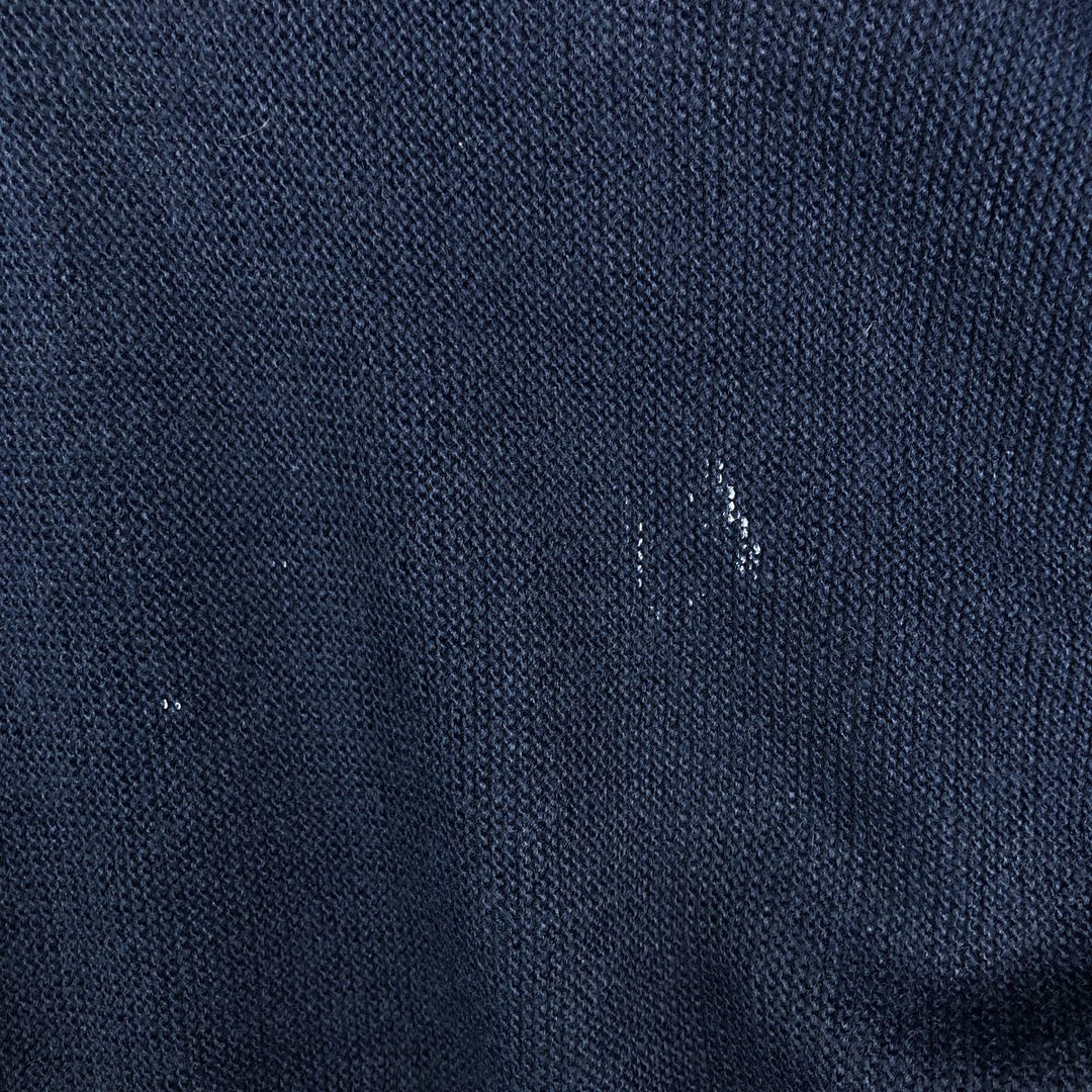 90'S IZOD acrylic knit cardigan, men's size M, vintage acrylic navy blue type Vintage Second Hand