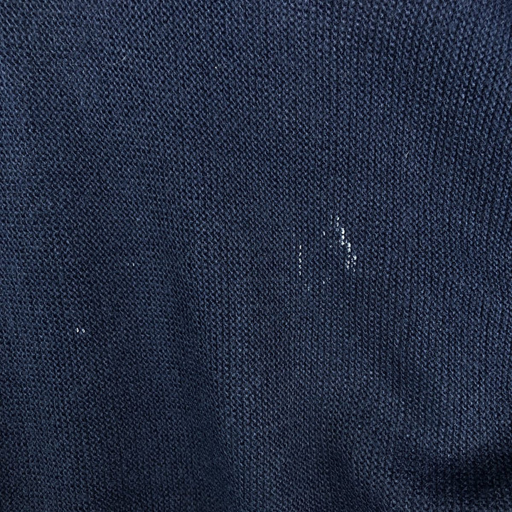 90'S IZOD acrylic knit cardigan, men's size M, vintage acrylic navy blue type Vintage Second Hand