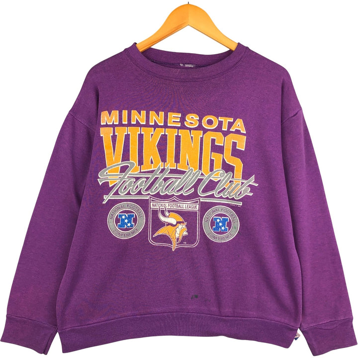 NFL Minnesota Vikings Men's XL Sweatshirt unclear purple type Vintage Second Hand