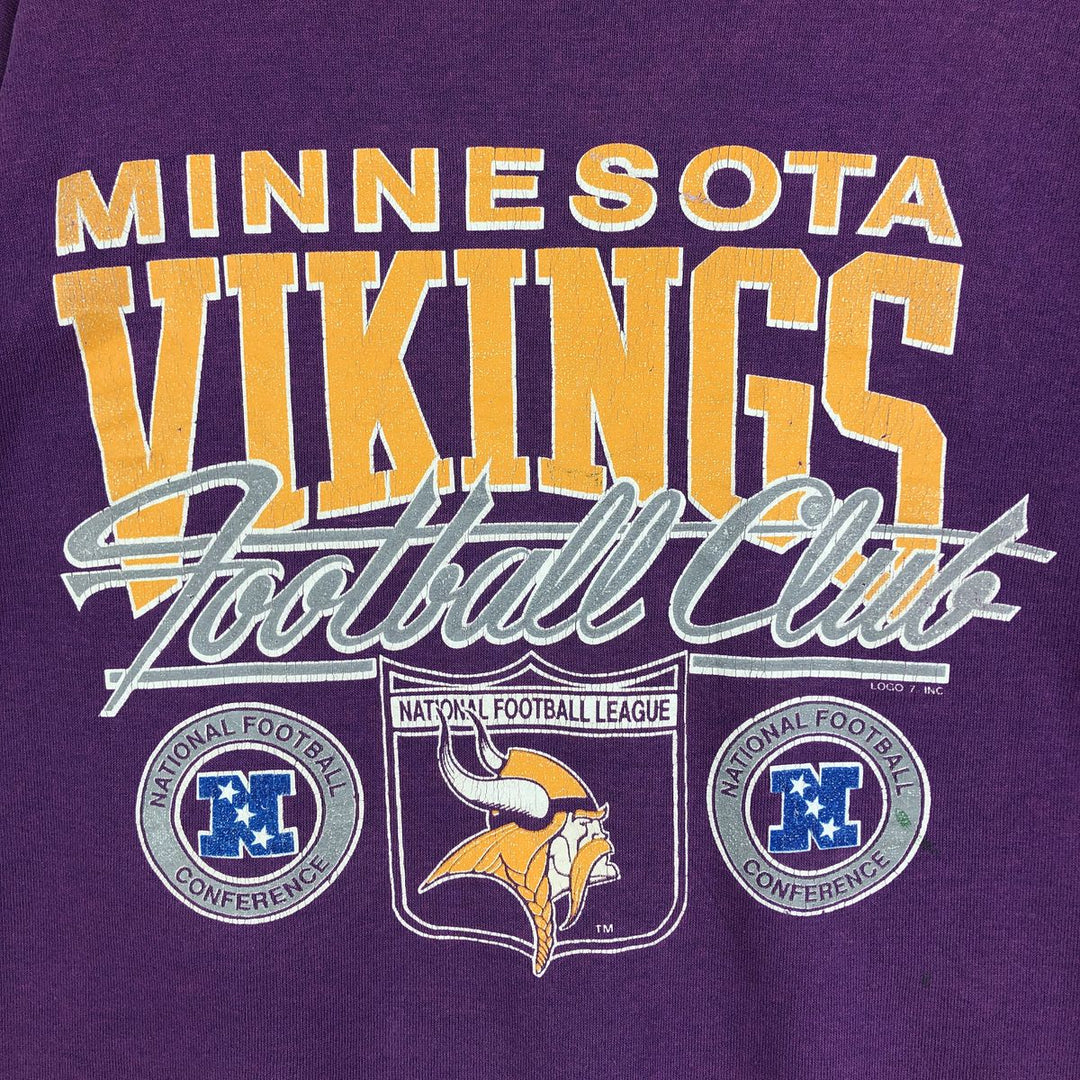 NFL Minnesota Vikings Men's XL Sweatshirt unclear purple type Vintage Second Hand