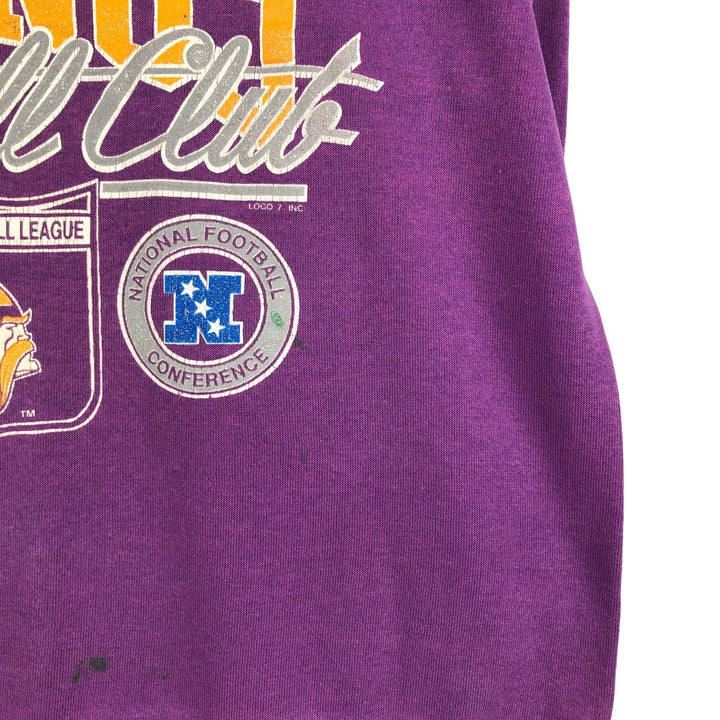 NFL Minnesota Vikings Men's XL Sweatshirt unclear purple type Vintage Second Hand