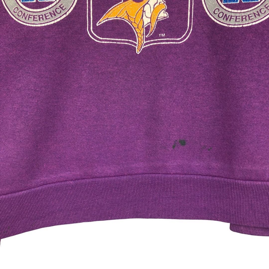NFL Minnesota Vikings Men's XL Sweatshirt unclear purple type Vintage Second Hand