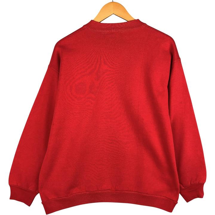 Vintage 90'S NFL San Francisco 49ers logo sweatshirt, made in the USA, size L, men's cotton red type Vintage Second Hand