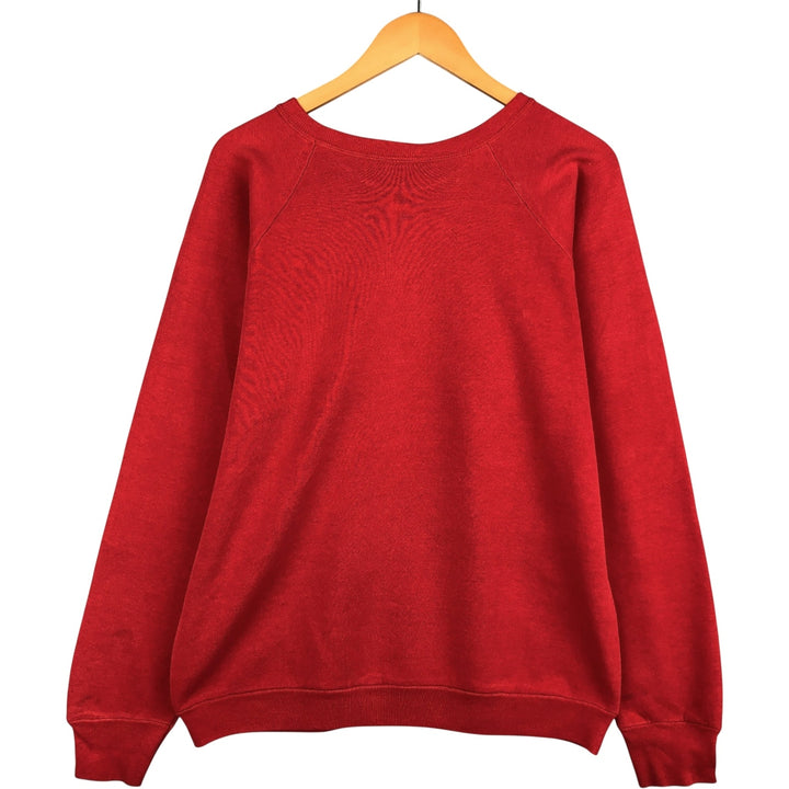 Vintage 1980'S Fruit of the Loom NFL Sanfrancisco 49ers logo sweatshirt, Made in USA, Men's XL cotton gray type Vintage Second Hand