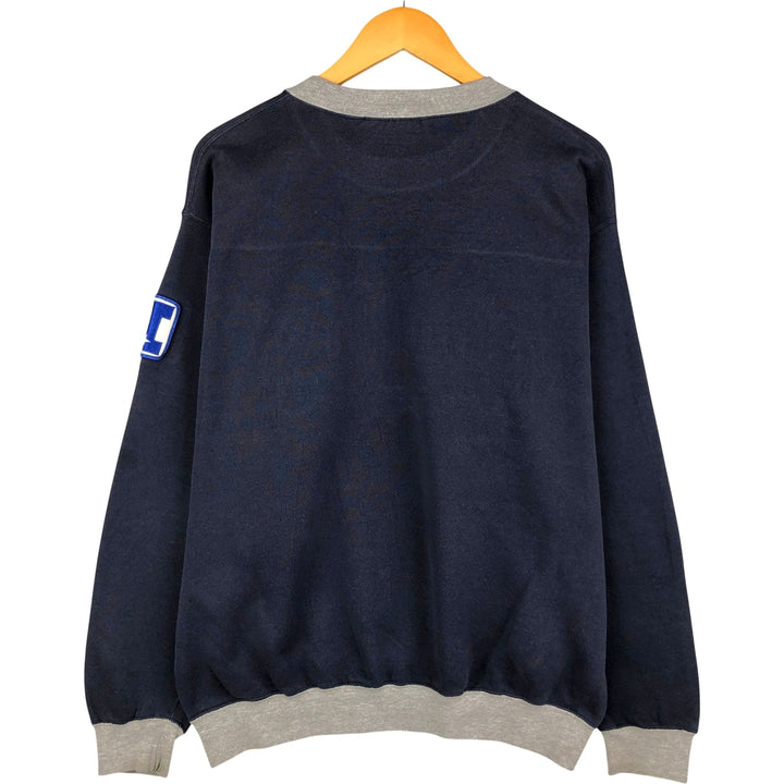 Vintage 90'S CSA NFL Dallas Cowboys Print Sweatshirt, Men's Size Medium cotton navy blue type Vintage Second Hand
