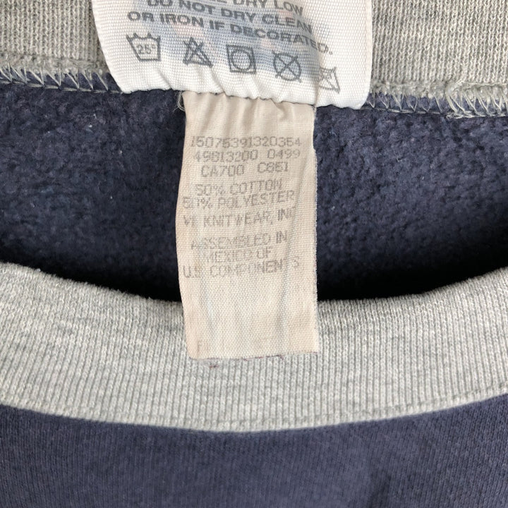Vintage 90'S CSA NFL Dallas Cowboys Print Sweatshirt, Men's Size Medium cotton navy blue type Vintage Second Hand