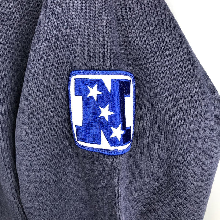 Vintage 90'S CSA NFL Dallas Cowboys Print Sweatshirt, Men's Size Medium cotton navy blue type Vintage Second Hand