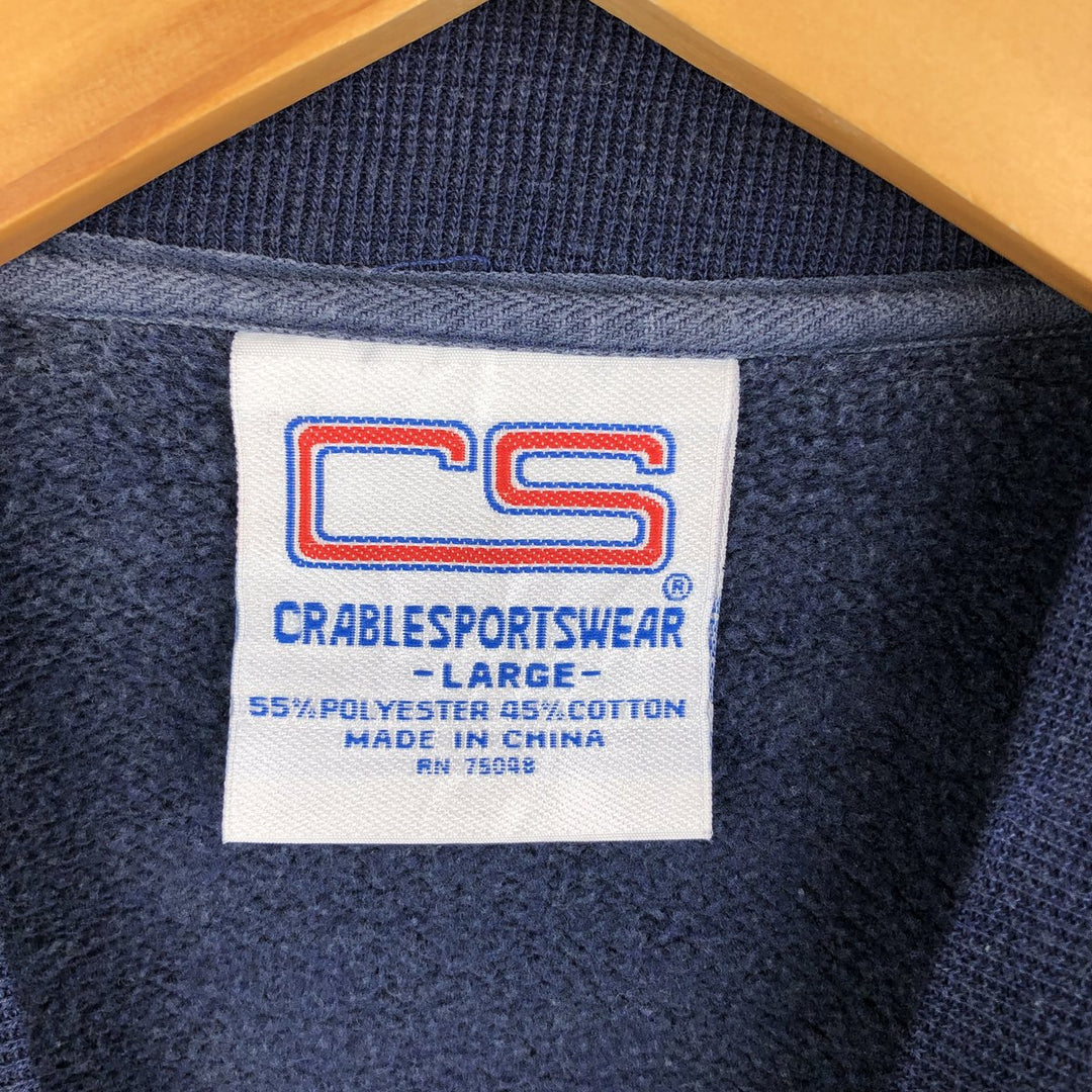 CRABLE SPORTSWEAR NFL DALLAS COWBOYS Dallas Cowboys Print Sweatshirt, Men's Size L cotton gray type Vintage Second Hand