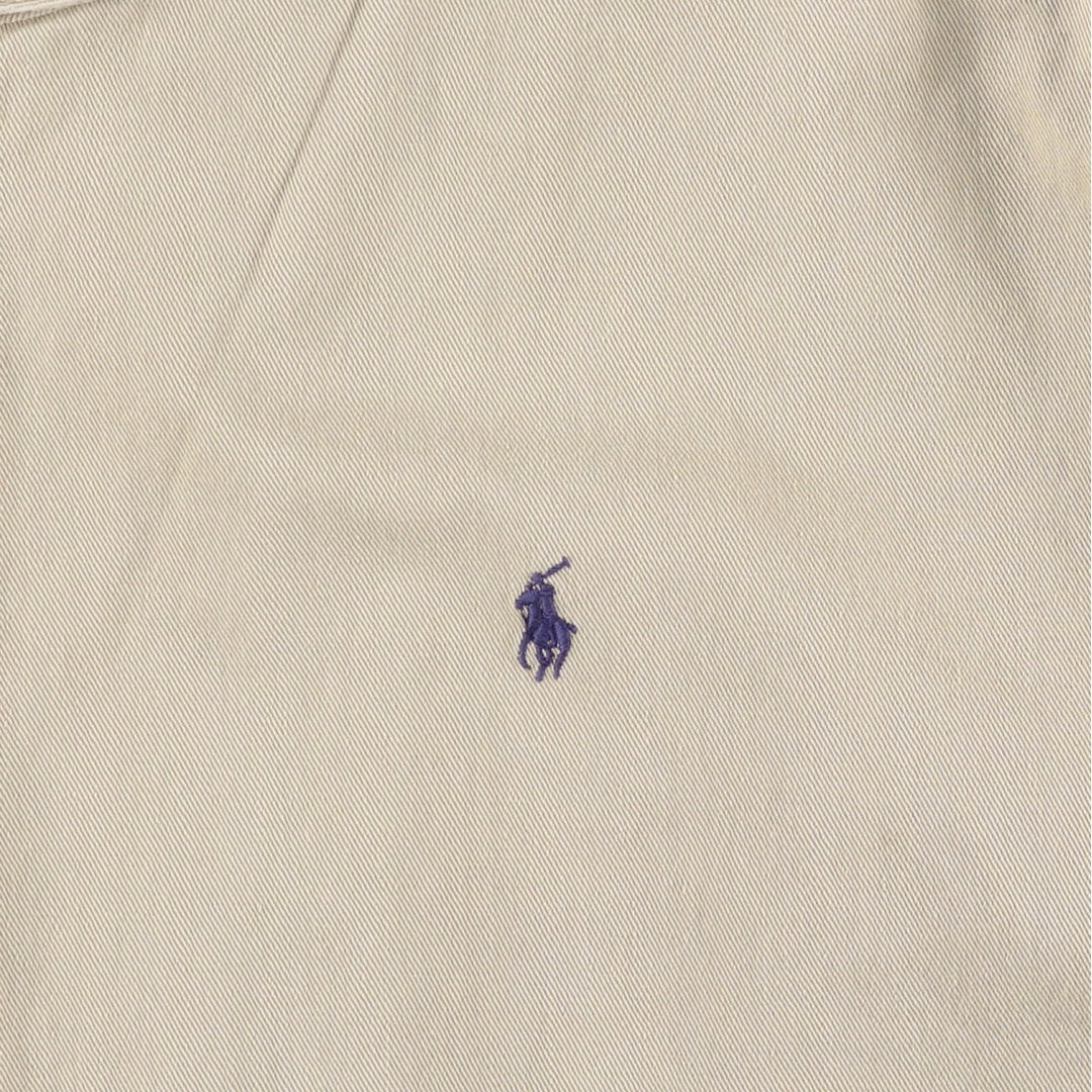 90'S Polo by Ralph Lauren swing top sports jacket, made in the USA, men's size L, vintage cotton Beige type Vintage Second Hand