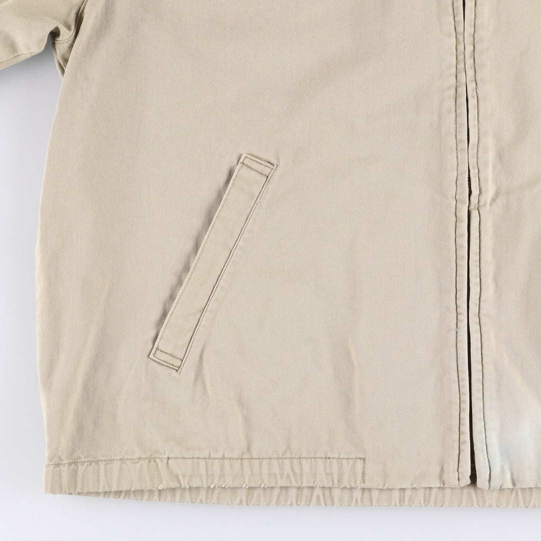 90'S Polo by Ralph Lauren swing top sports jacket, made in the USA, men's size L, vintage cotton Beige type Vintage Second Hand