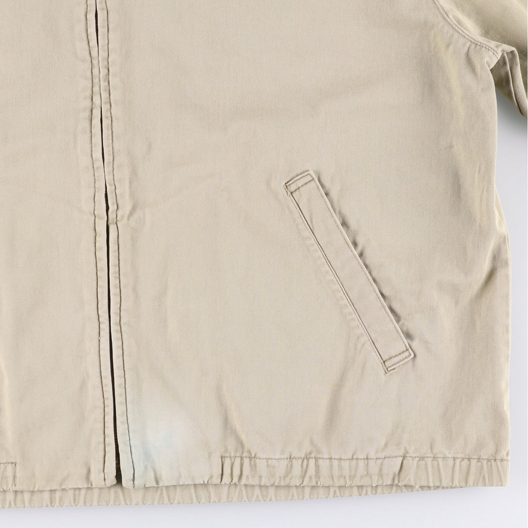 90'S Polo by Ralph Lauren swing top sports jacket, made in the USA, men's size L, vintage cotton Beige type Vintage Second Hand