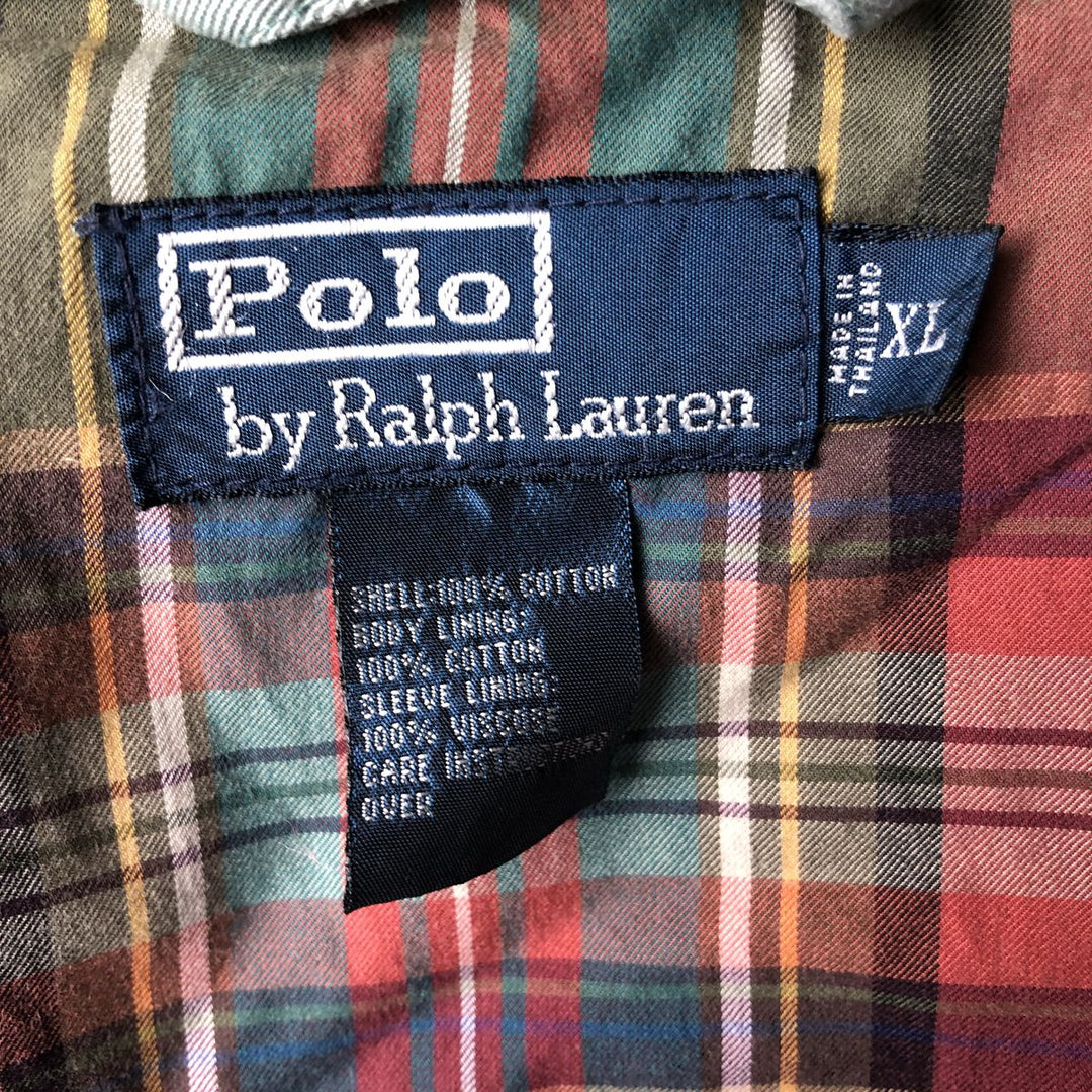 Ralph Lauren POLO by Ralph Lauren Swing Top Sports Jacket Men's XL cotton Mint green Vintage Second Hand