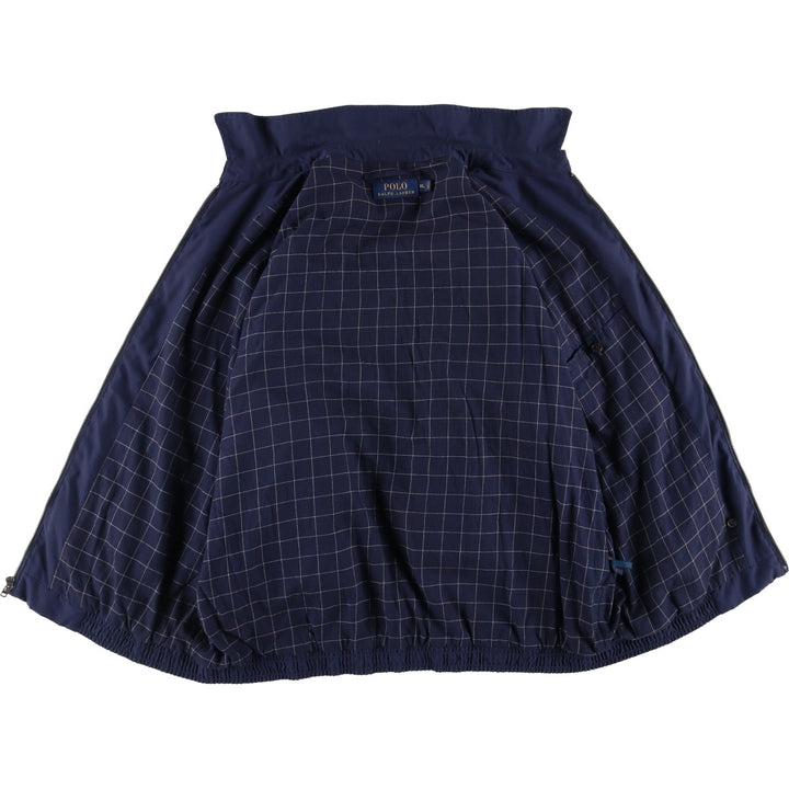 Ralph Lauren POLO RALPH LAUREN Swing Top Sports Jacket Men's XL polyester navy blue type Vintage Second Hand