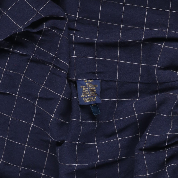 Ralph Lauren POLO RALPH LAUREN Swing Top Sports Jacket Men's XL polyester navy blue type Vintage Second Hand