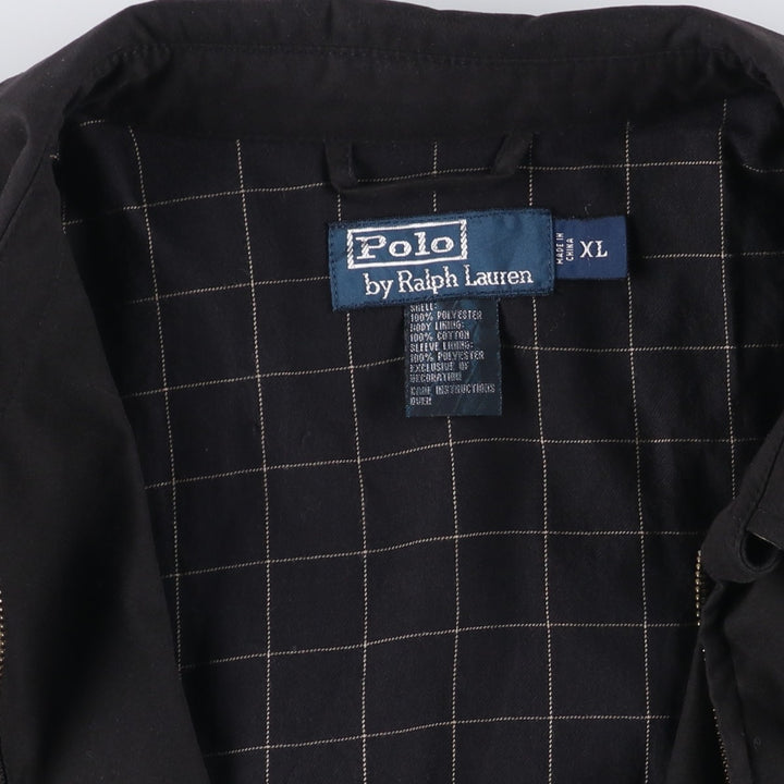 Ralph Lauren POLO by Ralph Lauren Swing Top Sports Jacket Men's XL polyester black type Vintage Second Hand