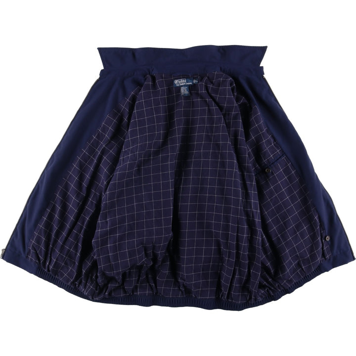 Ralph Lauren POLO by Ralph Lauren Swing Top Sports Jacket Men's XL polyester navy blue type Vintage Second Hand