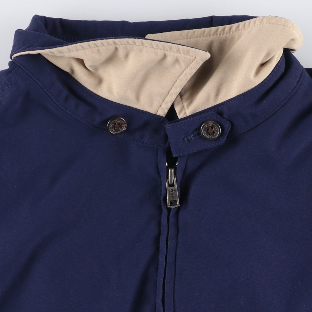 Ralph Lauren POLO by Ralph Lauren Swing Top Sports Jacket Men's XL polyester navy blue type Vintage Second Hand