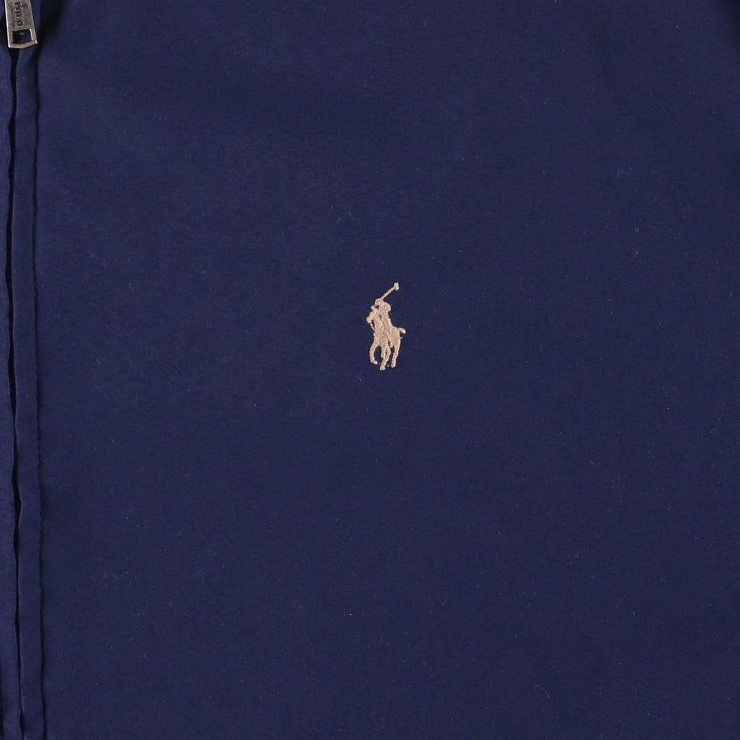 Ralph Lauren POLO by Ralph Lauren Swing Top Sports Jacket Men's XL polyester navy blue type Vintage Second Hand