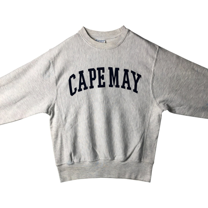 Champion REVERSE WEAVE Reverse Weave Print Sweatshirt, Men's Size Small unclear gray type Vintage Second Hand