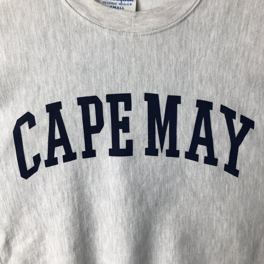 Champion REVERSE WEAVE Reverse Weave Print Sweatshirt, Men's Size Small unclear gray type Vintage Second Hand