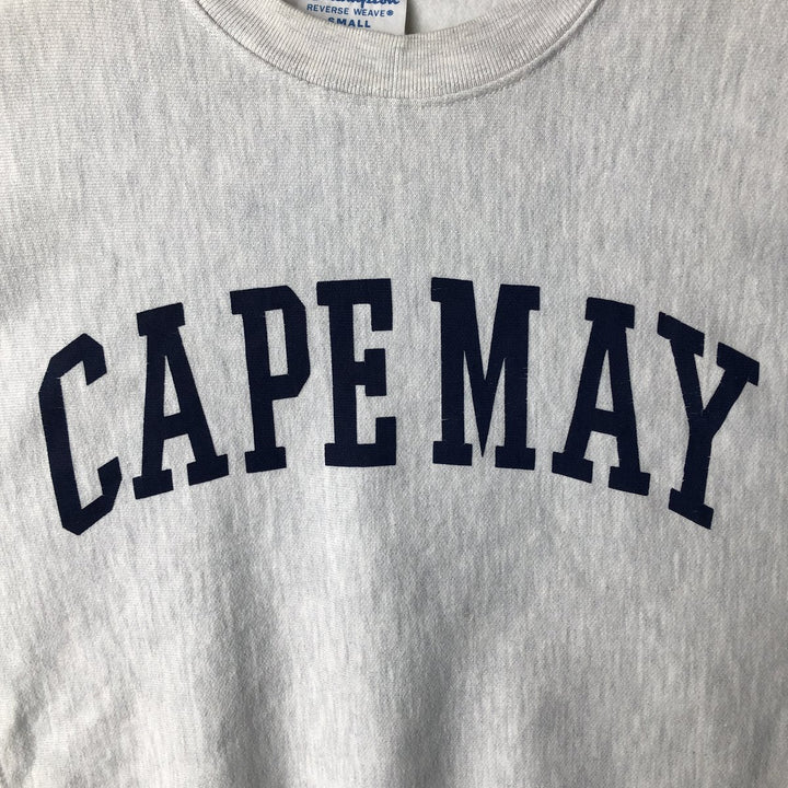 Champion REVERSE WEAVE Reverse Weave Print Sweatshirt, Men's Size Small unclear gray type Vintage Second Hand